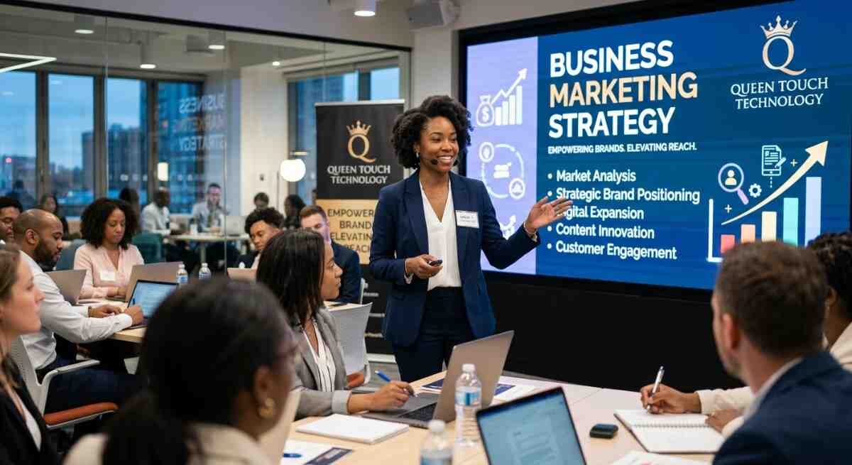 Business Marketing Strategy - Queen Touch Technology