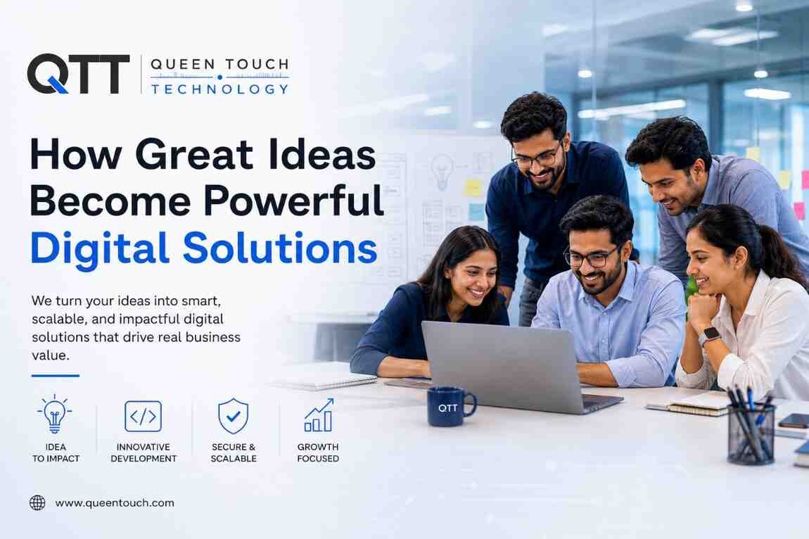 How Great Ideas Become Powerful Digital Solutions - Queen Touch Technology