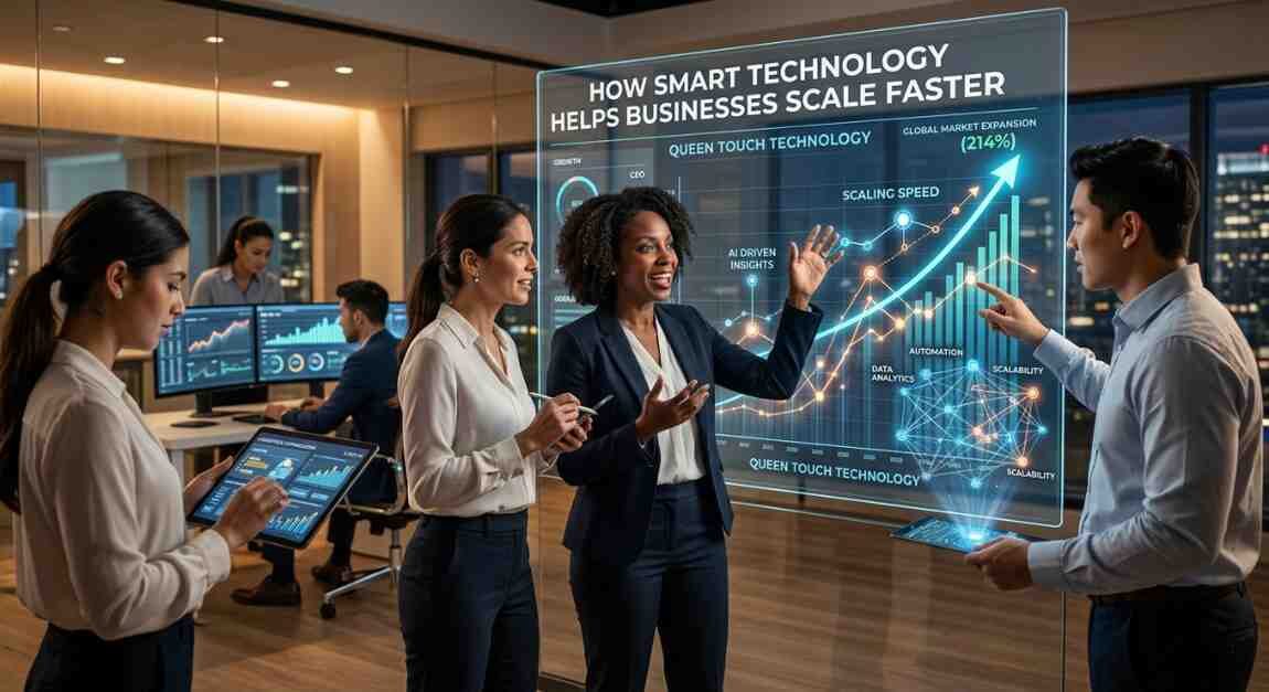 How Smart Technology Helps Businesses Scale Faster - Queen Touch Technology
