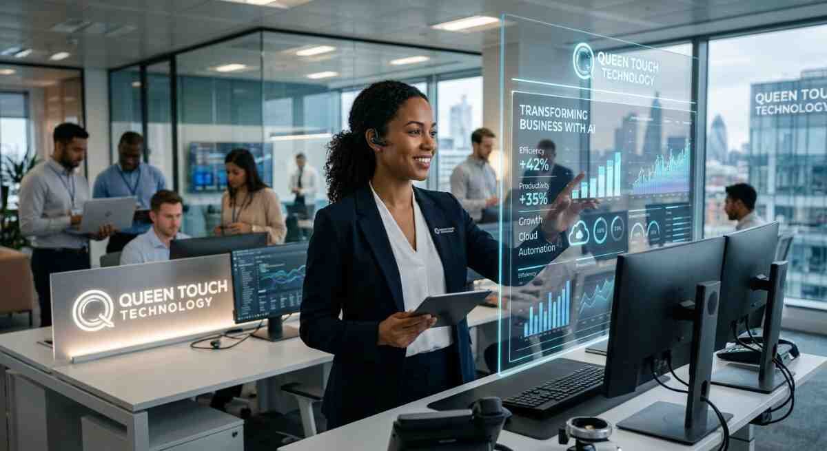 How Technology Is Transforming Modern Businesses - Queen Touch Technology