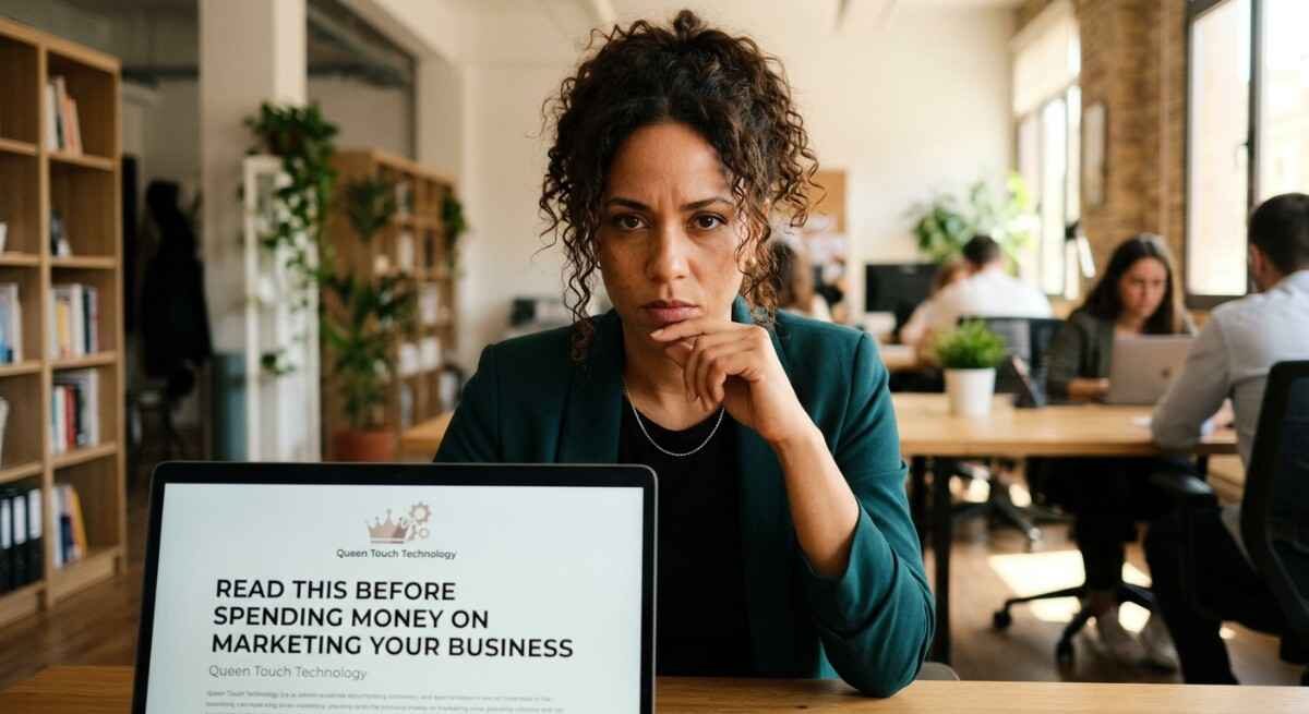 Read This Before Spending Money on Marketing Your Business - Queen Touch Technology