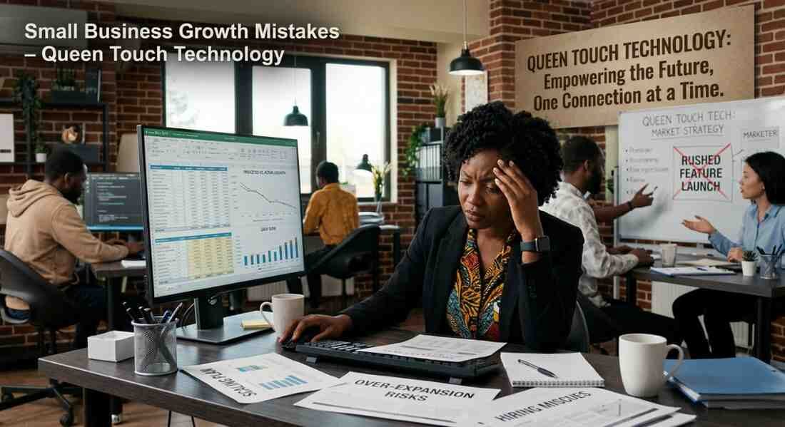 Small Business Growth Mistakes - Queen Touch Technology