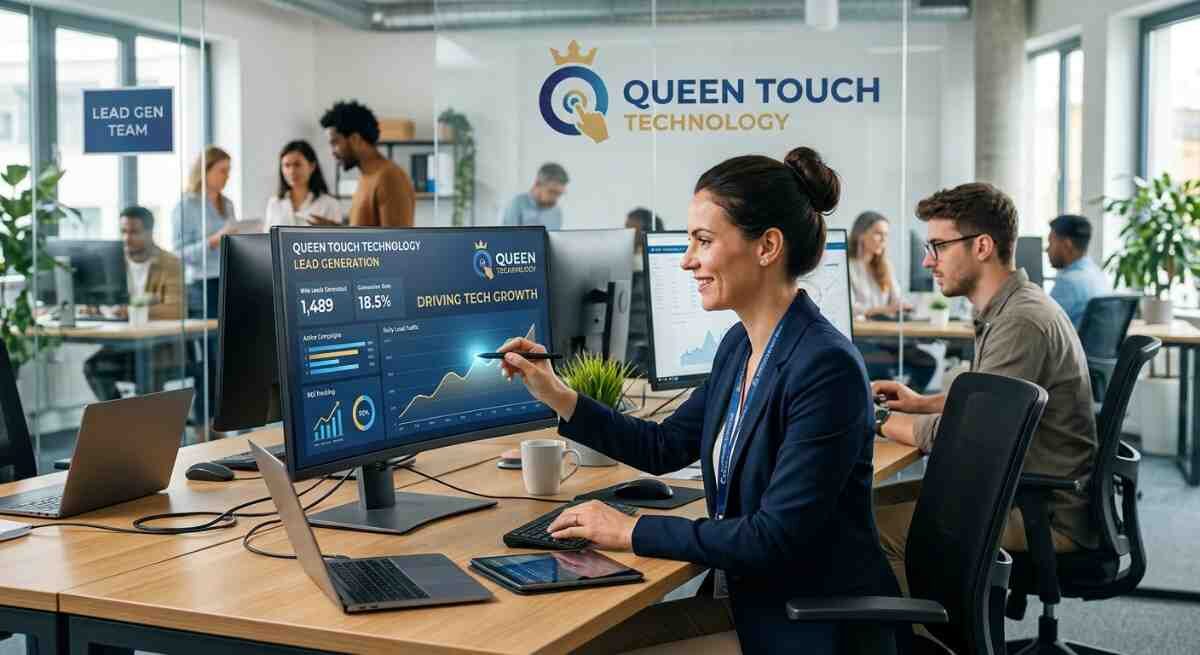 Website Lead Generation - Queen Touch Technology
