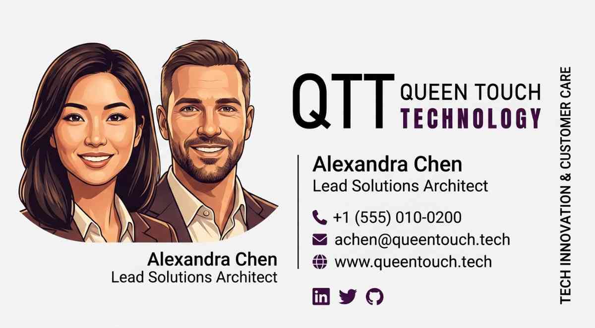 Business Email Signature Setup - Queen Touch Technology