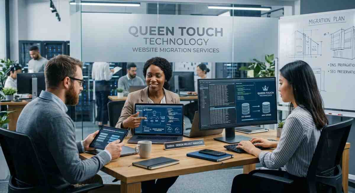 Website Migration Services - Queen Touch Technology
