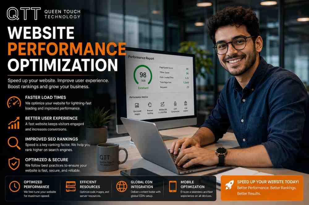 Website Performance Optimization - Queen Touch Technology